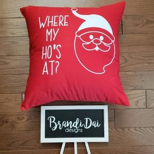 18 x 18 Holiday Throw Pillow